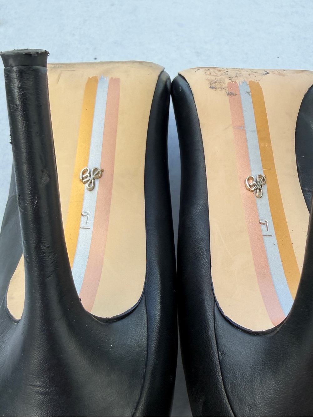 Sam Edelman Black Pointed-Toe Leather Stiletto Pumps - Picture 4 of 6